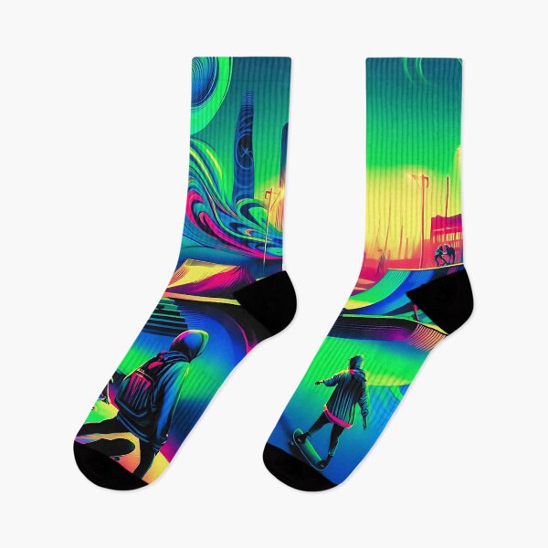 Item preview, Cyberpunk Skatepark Neon uv reactive Nights designed and sold by Taans-Creation.