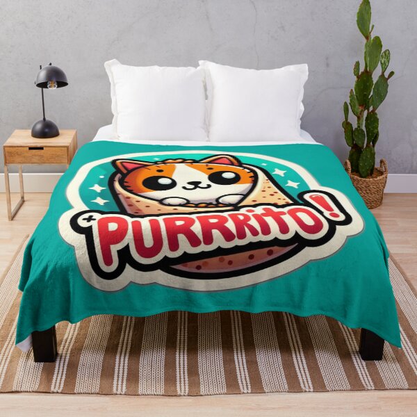 Item preview, Super Cute, Adorable, Irresistible Burrito Purrito Cat | Mexican Food Mexico Cancun Tijuana designed and sold by SimpleCosyLifee.