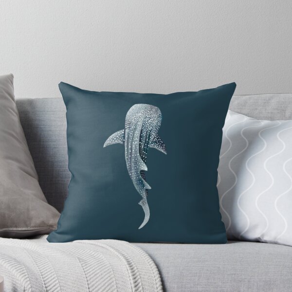 Whaleshark Throw Pillow