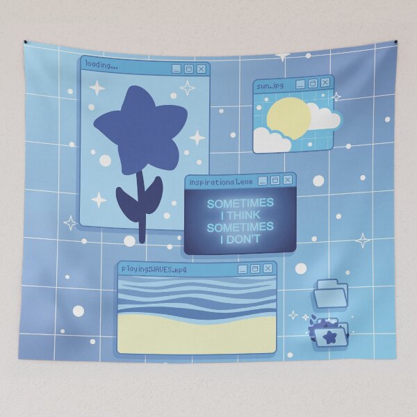 Item preview, Blue Desktop  designed and sold by Miu Night.