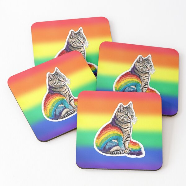 Item preview, Rainbow cat  designed and sold by Coverlando.