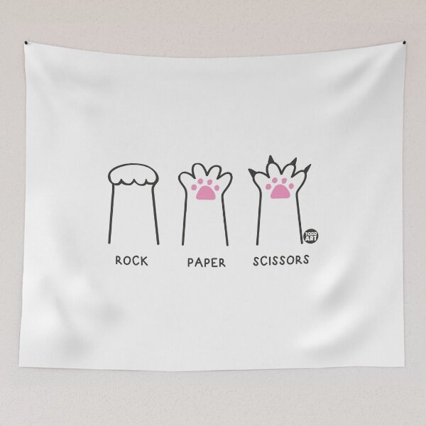 Artikelvorschau, ROCK PAPER SCISSORS CAT PAWS entworfen und verkauft von TODD GOLDMAN.