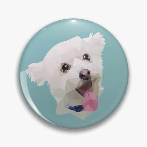 Item preview, Havanese Poodle Low Poly Dog Head designed and sold by Christina Conway.