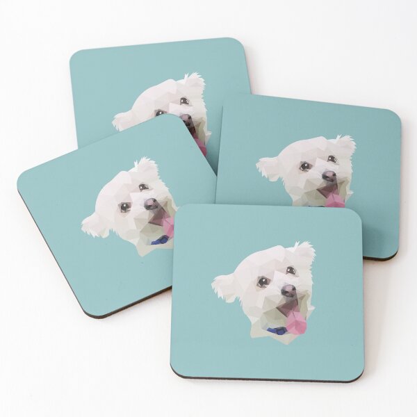 Item preview, Havanese Poodle Low Poly Dog Head designed and sold by Christina Conway.