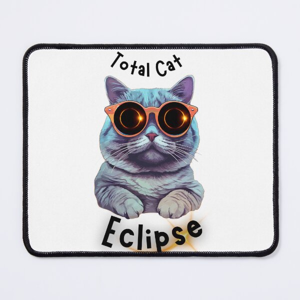 Item preview, Total Cat Eclipse Funny Joke Cat Lover Sun Solar Lunar Eclipse designed and sold by julyperson.