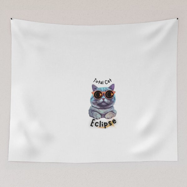 Item preview, Total Cat Eclipse Funny Joke Cat Lover Sun Solar Lunar Eclipse designed and sold by julyperson.