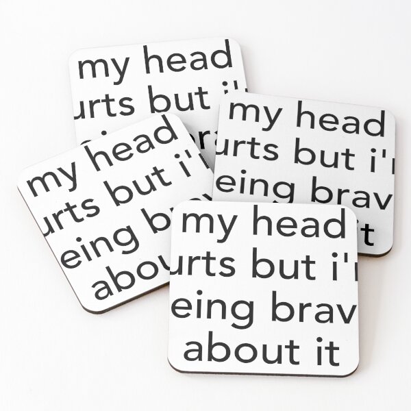 Item preview, my head hurts designed and sold by TheArtsyFrog.