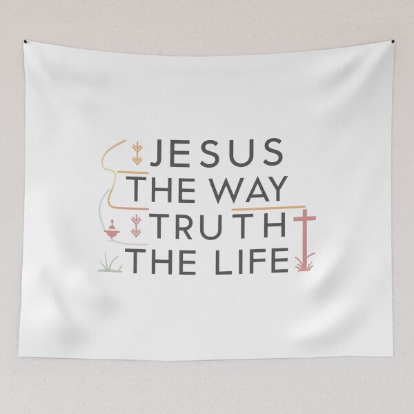 Item preview, Jesus the way the truth the life t-shirt designed and sold by urszulakier.
