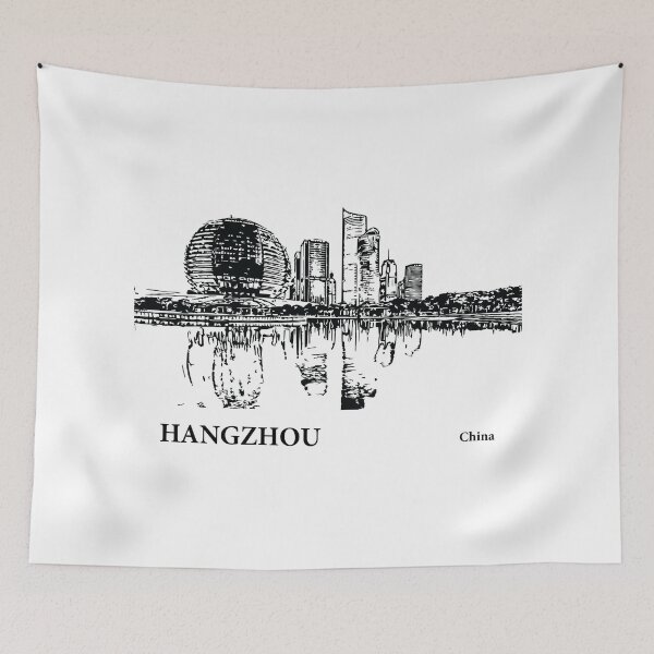 Item preview, Hangzhou China designed and sold by Lakeric Cityscapes.