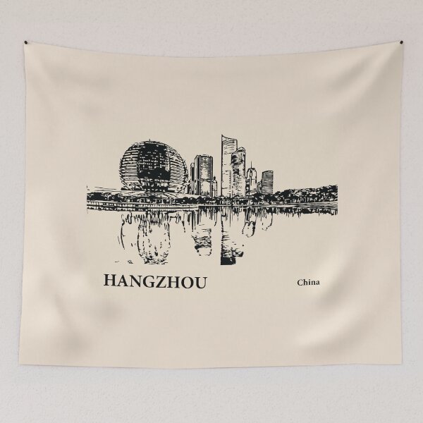 Item preview, Hangzhou China designed and sold by Lakeric Cityscapes.