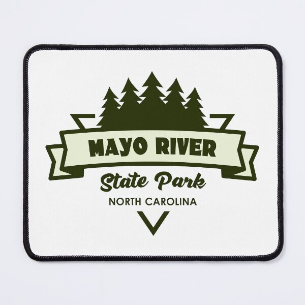 Item preview, Mayo River State Park North Carolina Trees And Ribbon designed and sold by bivenart.