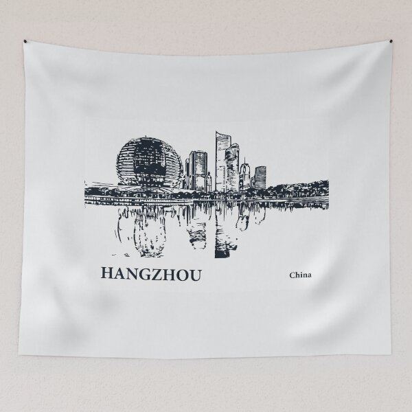 Item preview, Hangzhou China designed and sold by Lakeric Cityscapes.