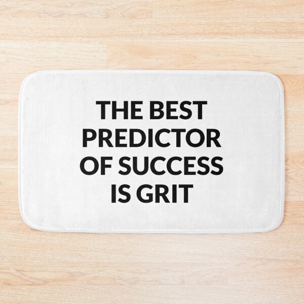 Item preview, The best predictor of success is grit  - short motivational phrases designed and sold by Inspirationmotivation.