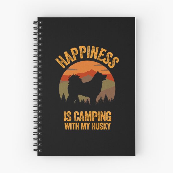 Item preview, Vintage Country Happiness Is Camping With My Husky designed and sold by Guarddogdrive.