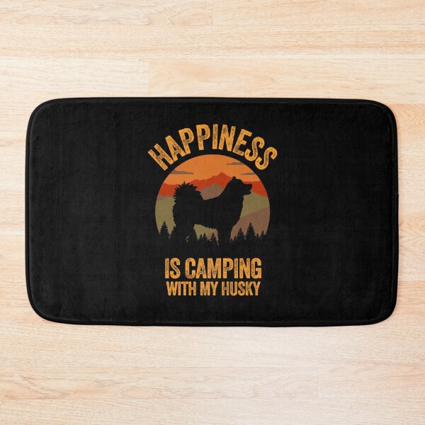 Item preview, Vintage Country Happiness Is Camping With My Husky designed and sold by Guarddogdrive.