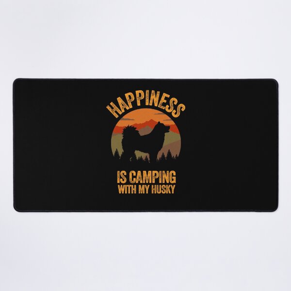 Item preview, Vintage Country Happiness Is Camping With My Husky designed and sold by Guarddogdrive.
