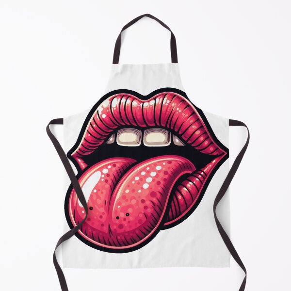 Item preview, Tongue Sticking Out Pink Lips Mouth designed and sold by Melissify.