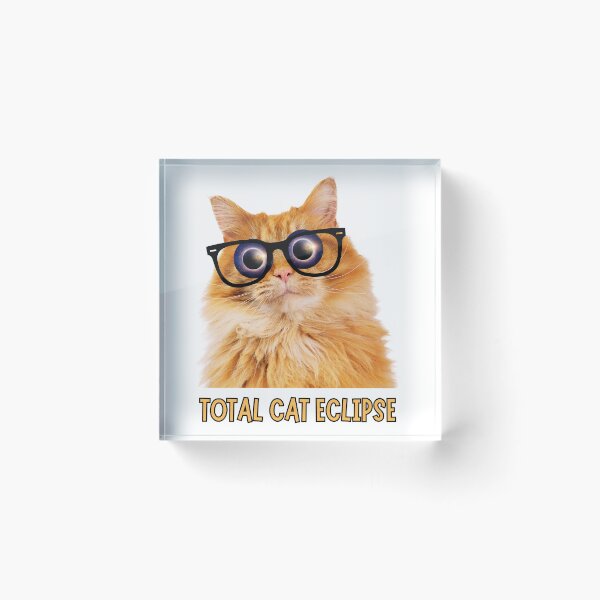 Item preview, Total Cat Eclipse Funny Joke Cat Lover Sun Solar Lunar Eclipse designed and sold by julyperson.