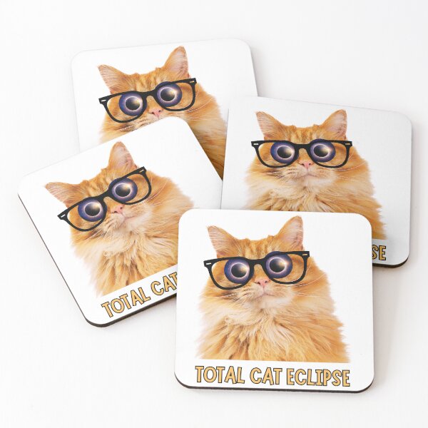 Item preview, Total Cat Eclipse Funny Joke Cat Lover Sun Solar Lunar Eclipse designed and sold by julyperson.