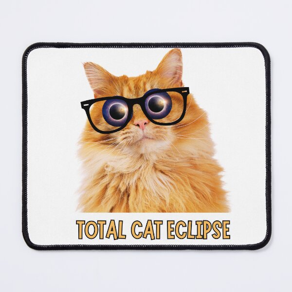 Item preview, Total Cat Eclipse Funny Joke Cat Lover Sun Solar Lunar Eclipse designed and sold by julyperson.