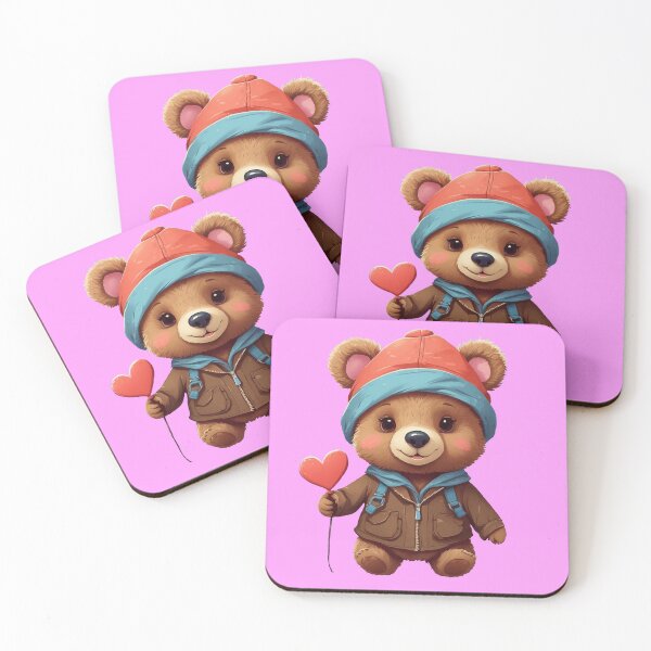 Item preview, Cute Bear with heart designed and sold by YoshiArtDesign.