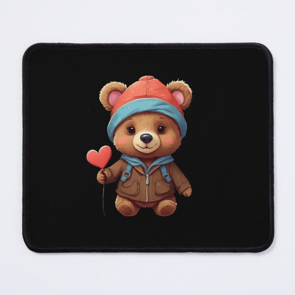 Item preview, Cute Bear with heart designed and sold by YoshiArtDesign.