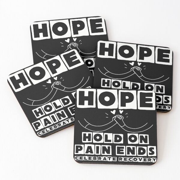 Item preview, HOPE.. HOLD ON, PAIN ENDS - Celebrate Recovery designed and sold by karenbarrett.