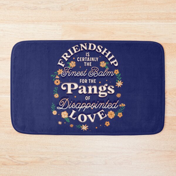 Item preview, Jane Austen Quote Northanger Abbey - Friendship is certainly the finest balm for the pangs of disappointed love designed and sold by violet-hope.