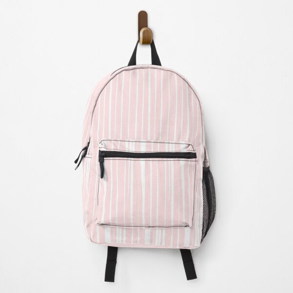 Item preview, Pink and White Vertical Stripes designed and sold by ZedColors.