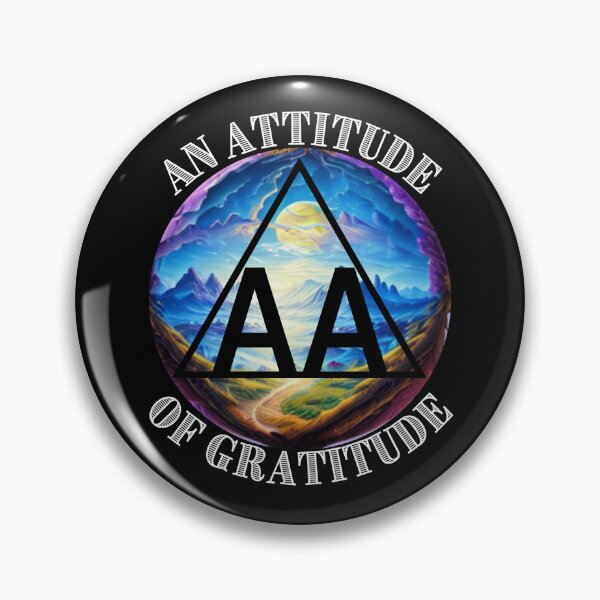 Item preview, An Attitude of Gratitude - Alcoholics Anonymous designed and sold by Travelslightly.