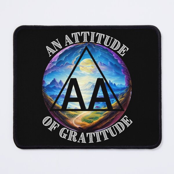 Item preview, An Attitude of Gratitude - Alcoholics Anonymous designed and sold by Travelslightly.