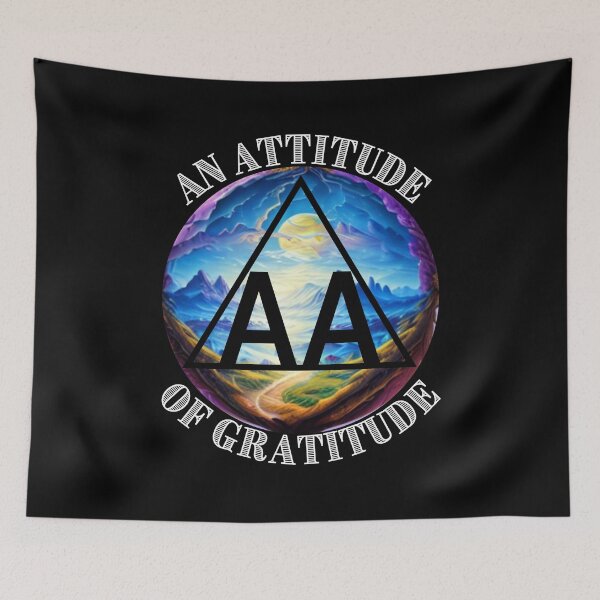Item preview, An Attitude of Gratitude - Alcoholics Anonymous designed and sold by Travelslightly.