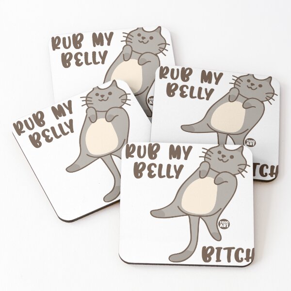 Item preview, RUB MY BELLY BITCH designed and sold by TODD GOLDMAN.