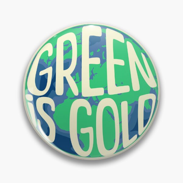 Artikelvorschau, Grün ist Gold Klimabewusstsein entworfen und verkauft von DomTeesHaven.