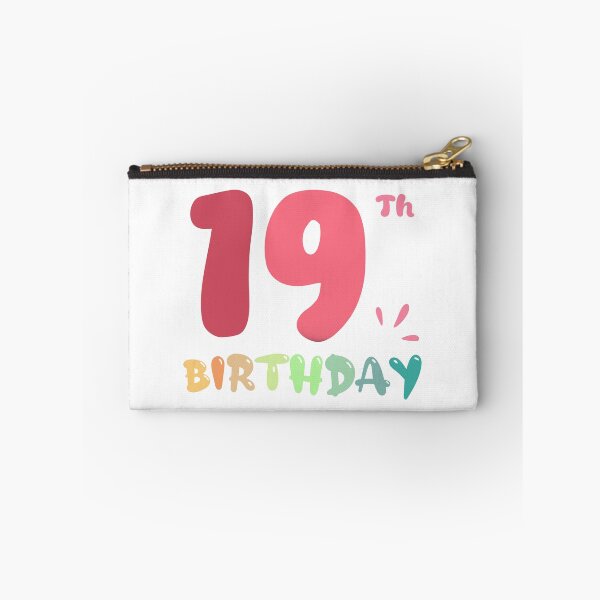Item preview, Happy 19th Birthday designed and sold by SimpleP.