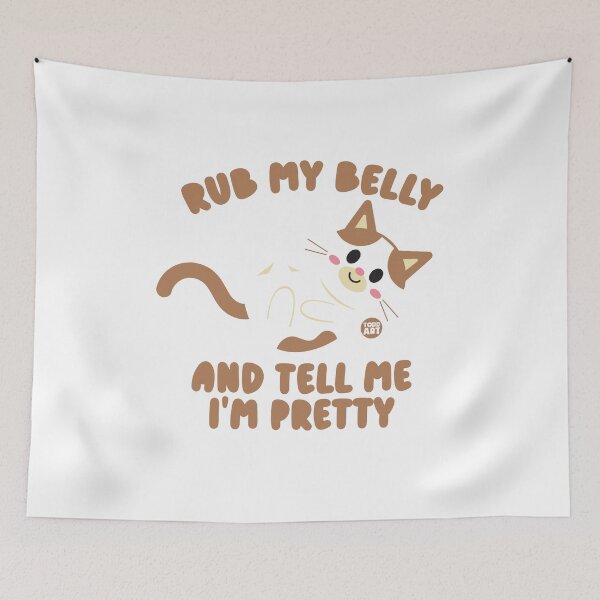 Item preview, RUB MY BELLY PRETTY CAT designed and sold by TODD GOLDMAN.
