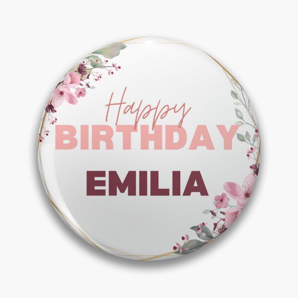 Item preview, Happy Birthday  Emilia , T-Shirt! ,special day for girl designed and sold by Rida1Art.