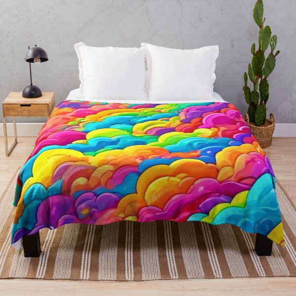 Item preview, Splashy Colorful Clouds designed and sold by Health And Fitness Posts e-Store.