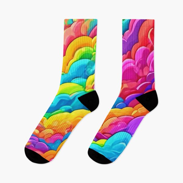Item preview, Splashy Colorful Clouds designed and sold by Health And Fitness Posts e-Store.