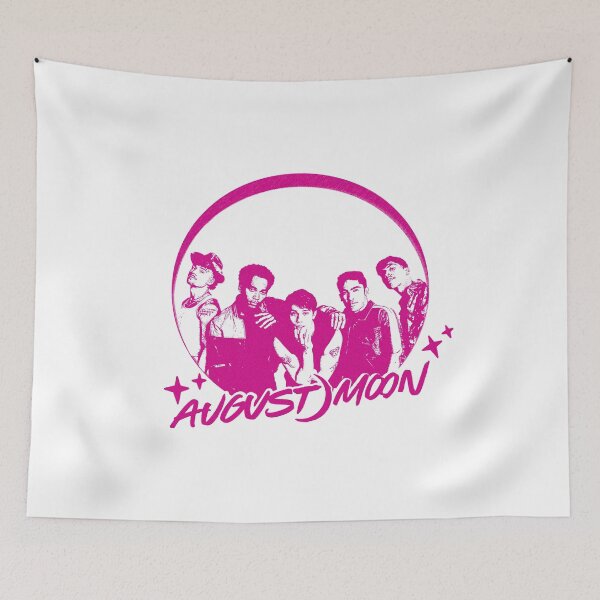 Item preview, August Moon Band Shirt Pink designed and sold by baranskini.
