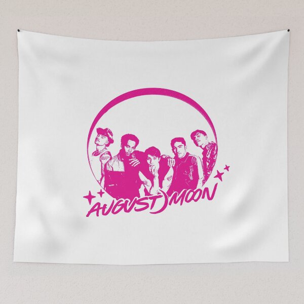 Item preview, August Moon Band Shirt Pink designed and sold by baranskini.