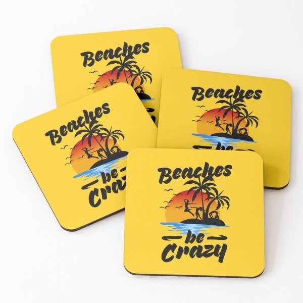 Item preview, Beaches Be Crazy designed and sold by VomHaus.