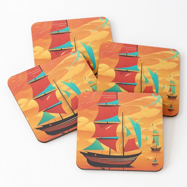Item preview, Cubist Junks On The Red Sea 2 designed and sold by taiche.