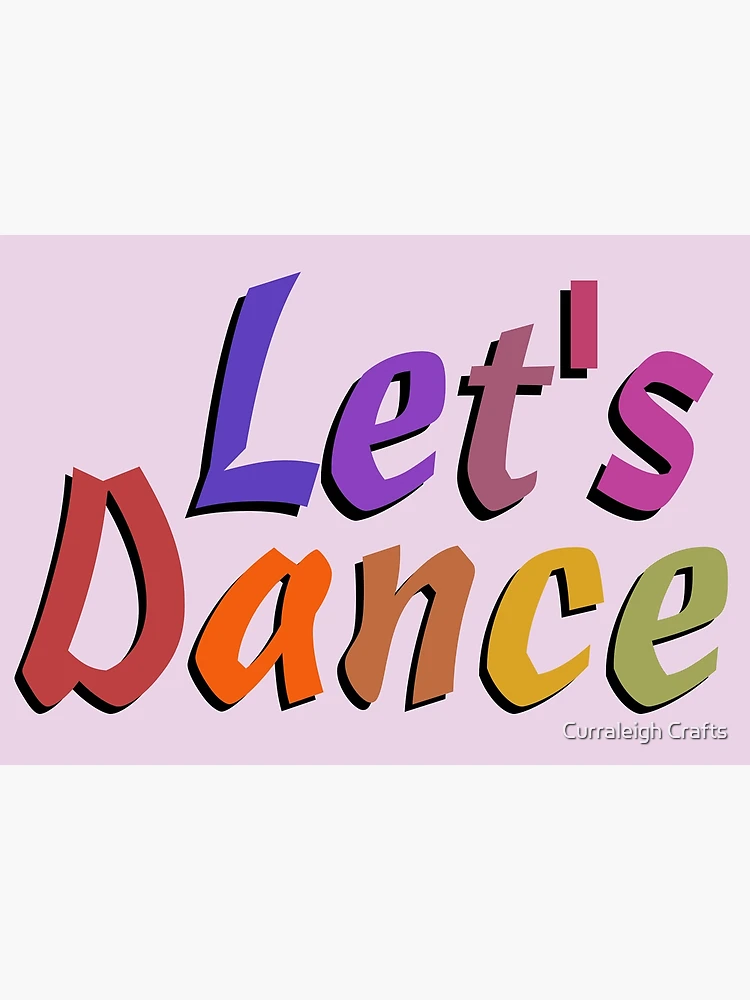 Colorful Let's Dance Logo