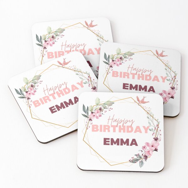 Item preview, Happy Birthday  Emma " T-Shirt! ,special day for girl designed and sold by Rida1Art.