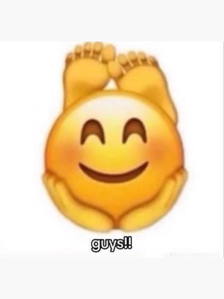 guys!! Emoji with feet ;) | Sticker
