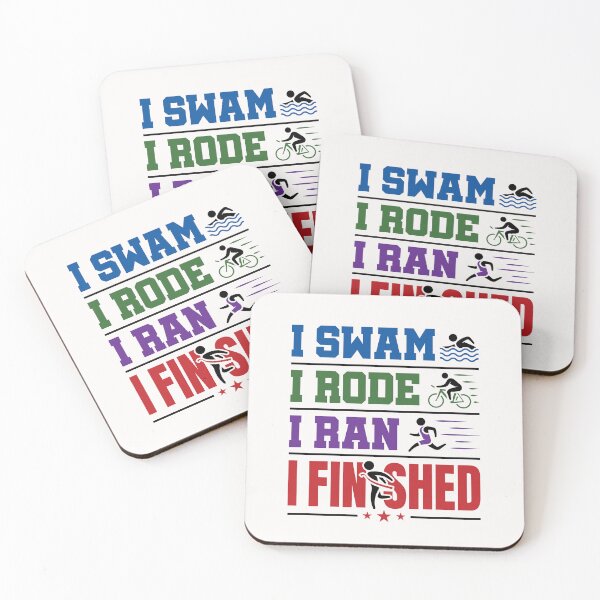 Item preview, I Swam I Rode I Ran I Finished Triathlon Finisher designed and sold by jaygo.