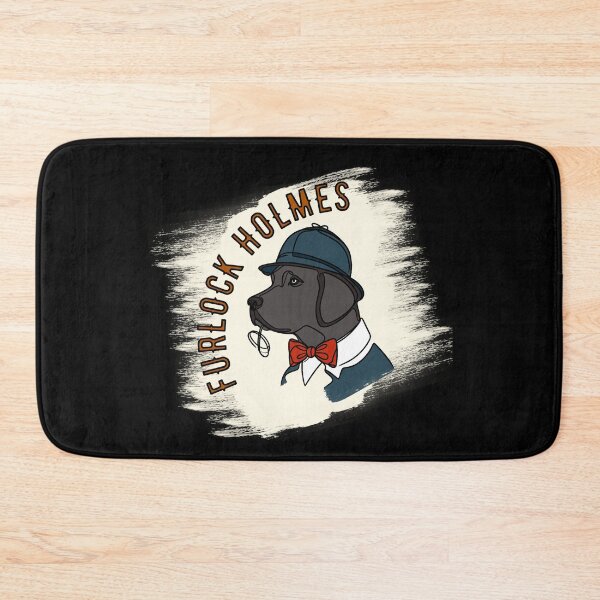 Item preview, Furlock Holmes The Classic Black Labrador Detective Dog designed and sold by 4U2NV-LDN.