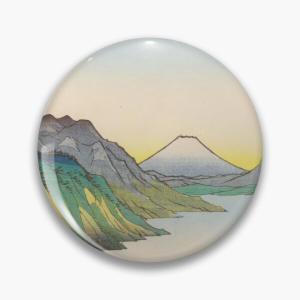 Item preview,  36 Views of Fuji-san  Lake Suwa  | Japanese Ukiyo-e  Woodblock prints by Utagawa Hiroshige. designed and sold by TeeARTHY.