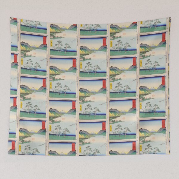 Item preview,  36 Views of Fuji-san  Lake Suwa  | Japanese Ukiyo-e  Woodblock prints by Utagawa Hiroshige. designed and sold by TeeARTHY.